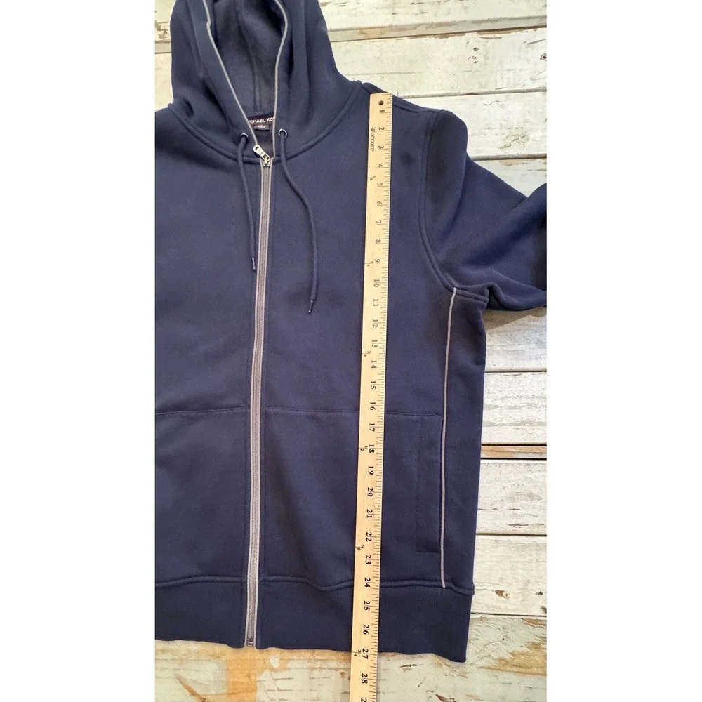 Michael Kors Men's/Women's Long Sleeve Full Zip Drawstring Hoodie Size Large